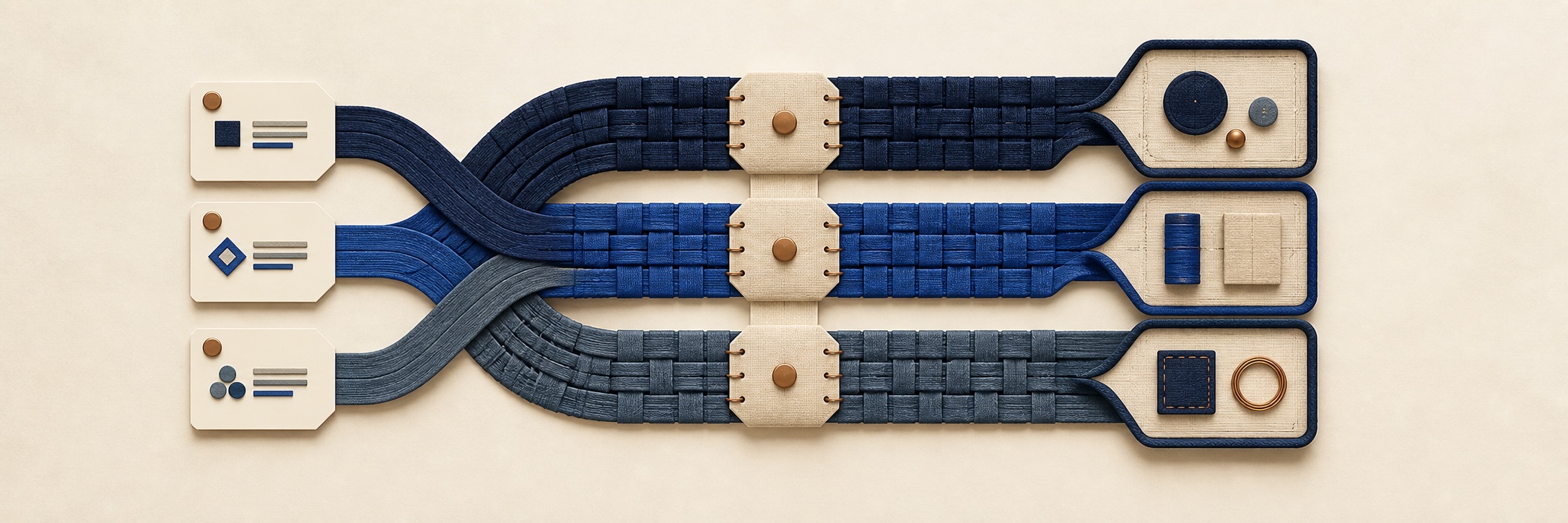 Woven configuration, runtime, and tool boundaries flowing through Agentic Fabric.